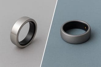Comparison chart of Samsung Galaxy Ring vs Oura Ring 4