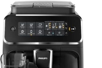Philips 3200 Series Fully Automatic Espresso Machine with LatteGo front view