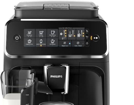 Philips 3200 Series Fully Automatic Espresso Machine with LatteGo front view