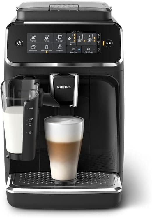 Philips 3200 Series Fully Automatic Espresso Machine with LatteGo front view