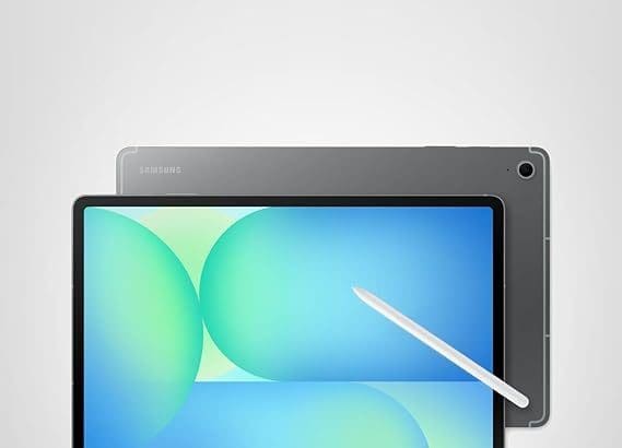 Back design of Samsung Galaxy Tab S10 in gray color