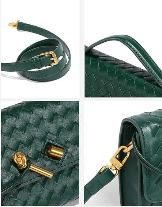 Fashion woven handbag for women lightweight design