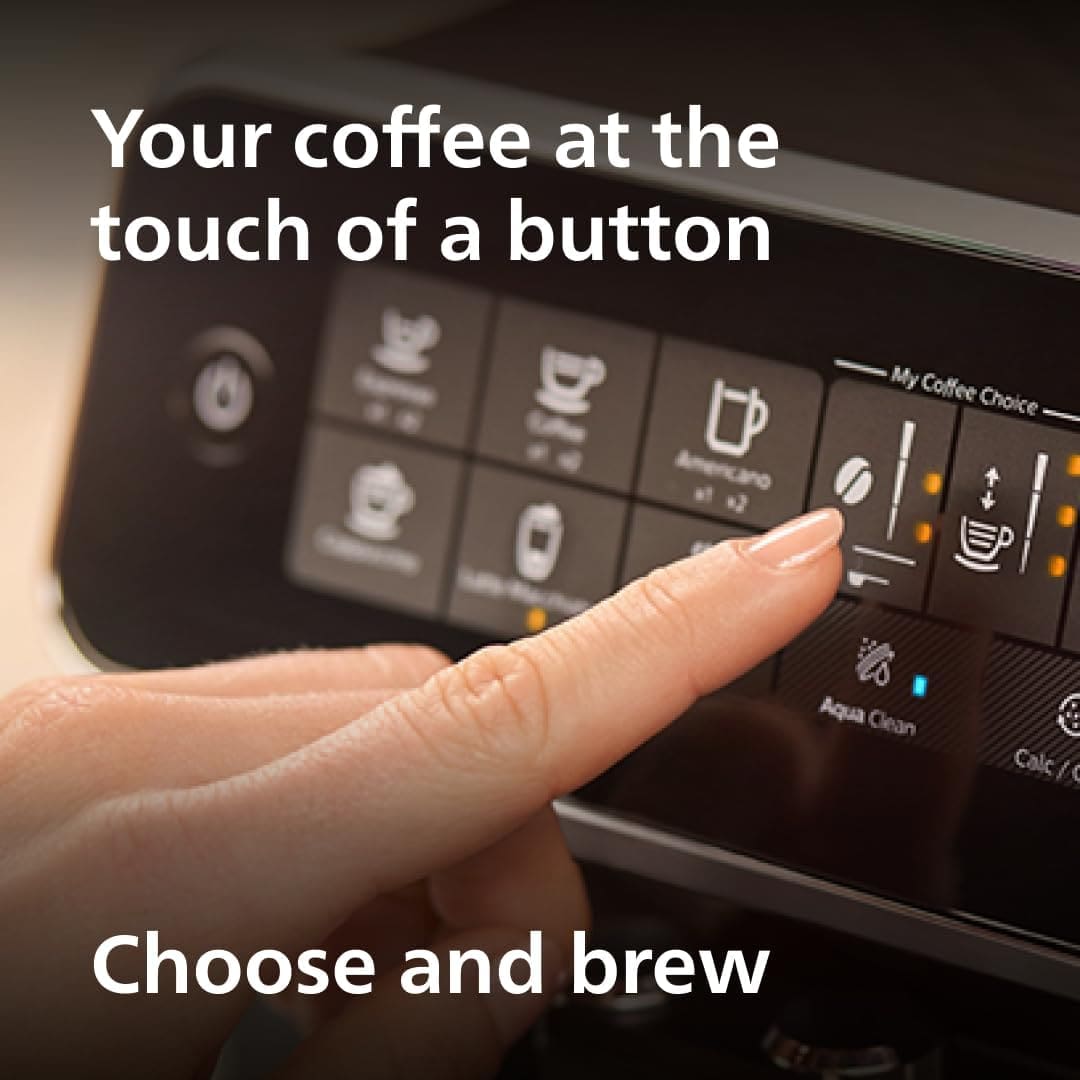 Philips 3200 Series Espresso Machine brewing fresh espresso
