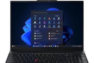 Lenovo ThinkPad E16 Gen 3 laptop front view – best Lenovo ThinkPad review