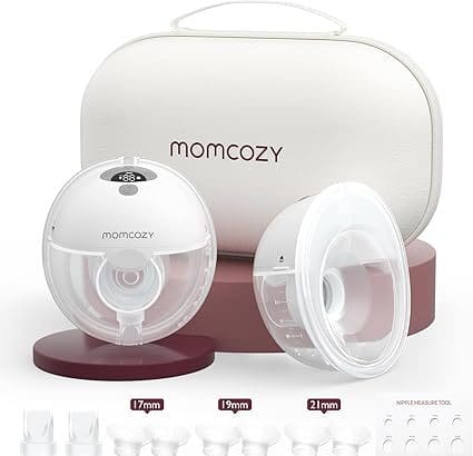 Momcozy Electric Breast Pump wearable hands-free design