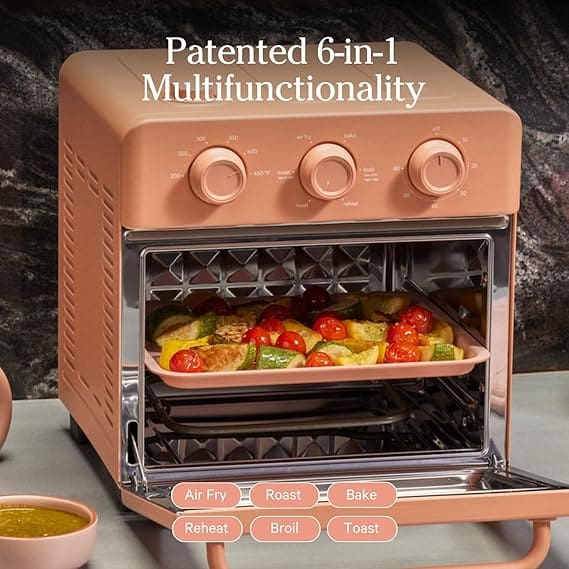Family Cooking with Smart Air Fryer Toaster Oven 2025