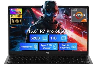 NIMO laptop performance front view with Ryzen 7 Pro