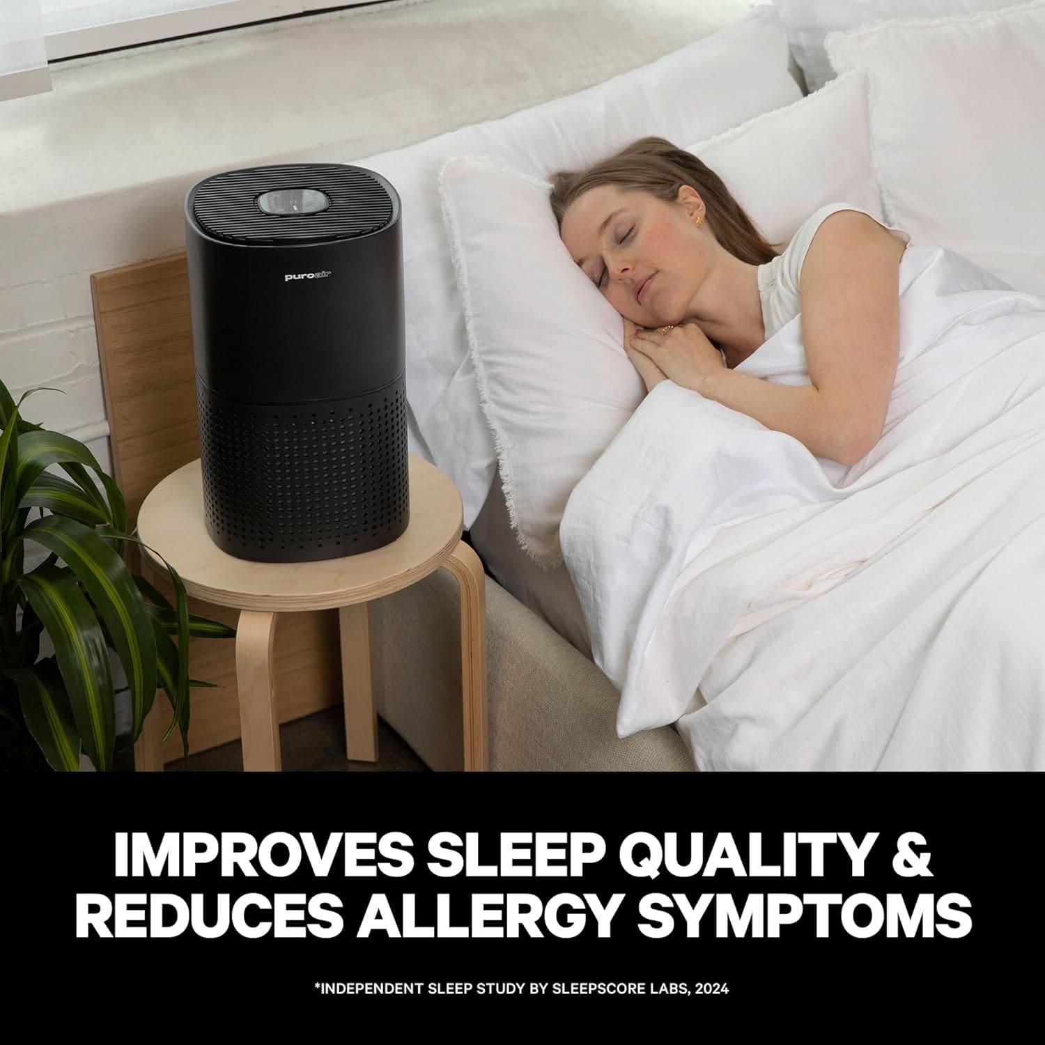 Silent Quiet Air Purifier for Home