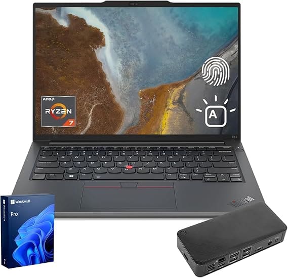 Lenovo ThinkPad E14 Gen 6 Review Front View with FHD+ Display