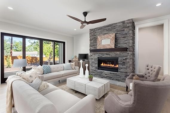 Best smart ceiling fan 2025 enhancing living room décor with quiet cooling