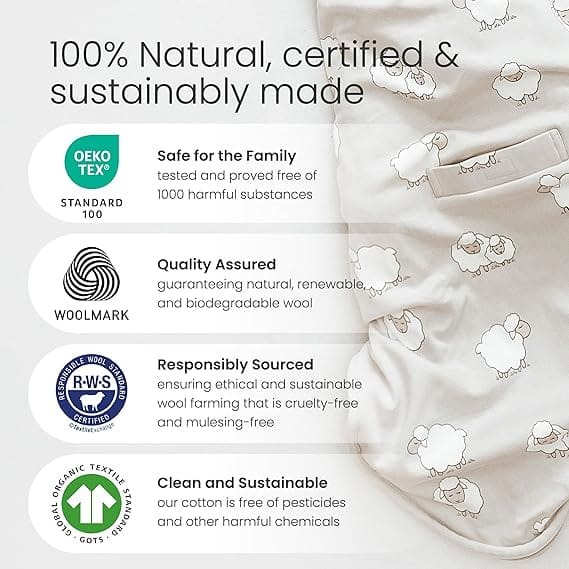 Two-Way Zipper Adjustable Baby Sleep Sack
