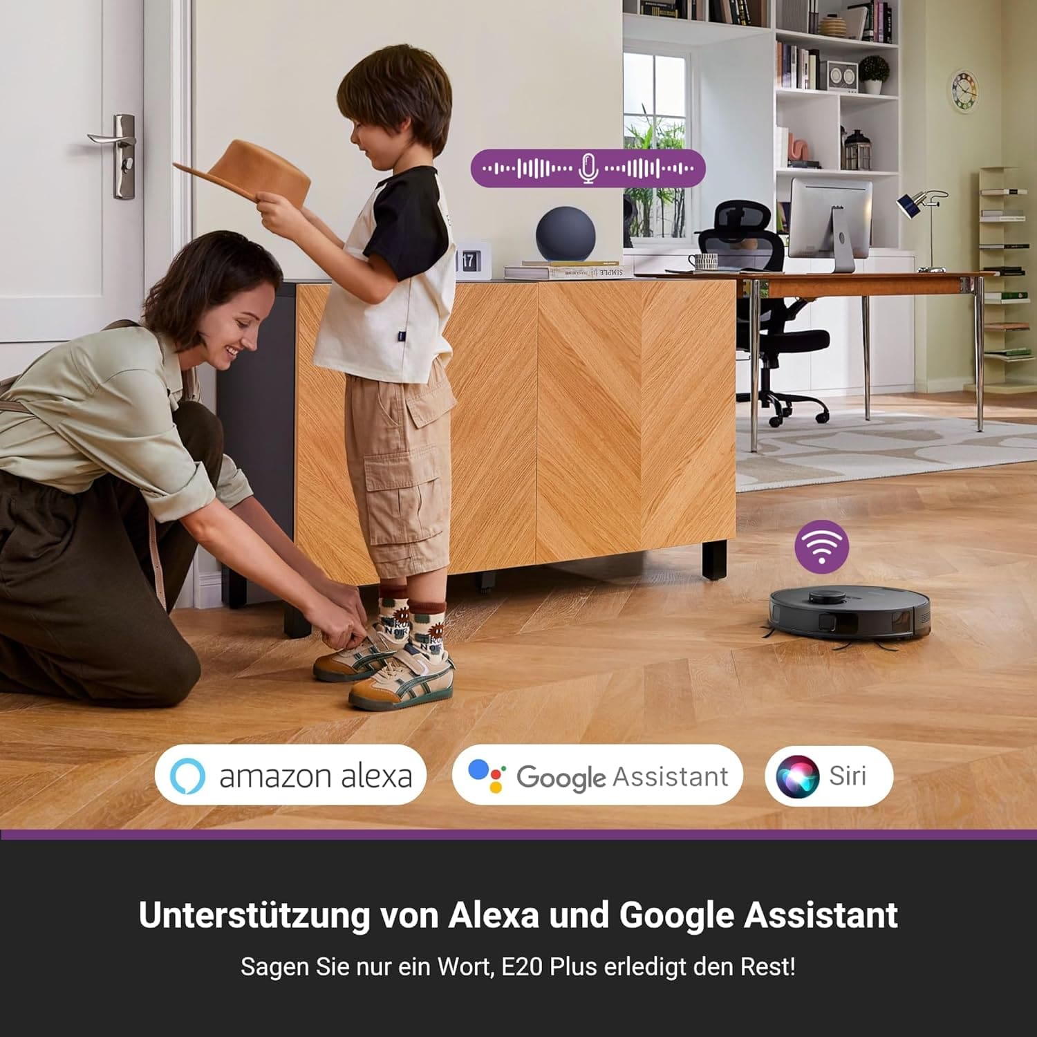 Robot Vacuum Cleaner App and Voice Control