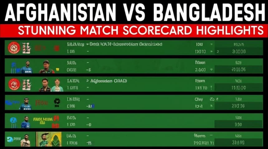 Afghanistan vs Bangladesh cricket