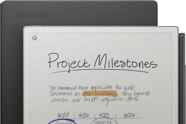 Best paper tablet for writing front view