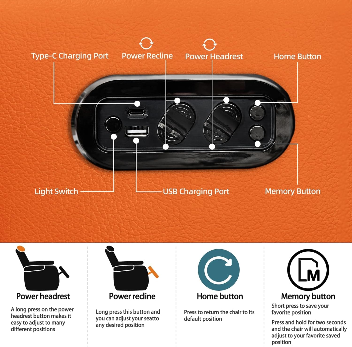 Home Theater Seating with Tray Table and Cup Holders