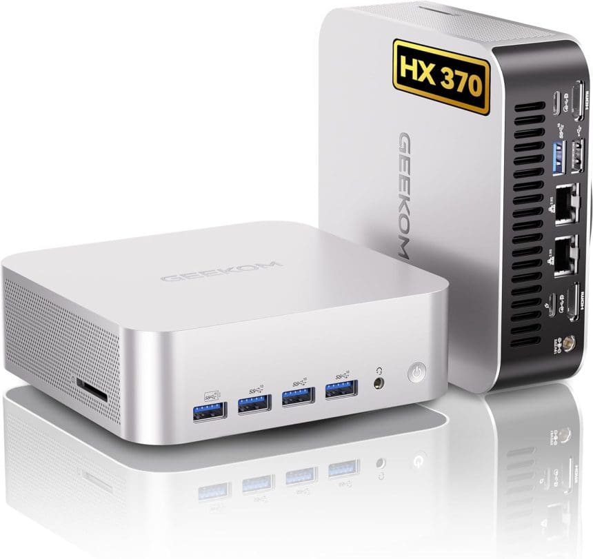 Best Mini PC GEEKOM A9 Max Front View