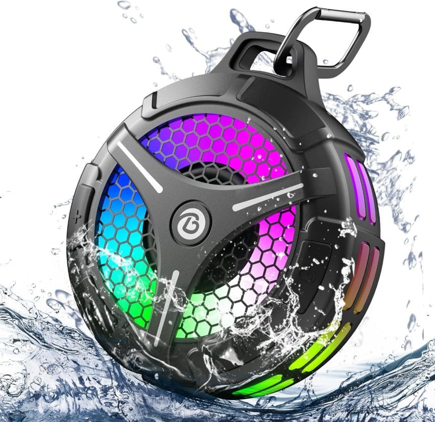 Bluetooth Shower Speaker waterproof front view