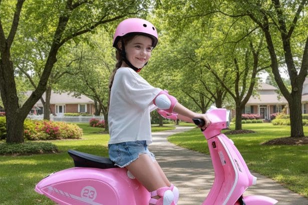 Ride On Motorcycle for Girls Pink 24V