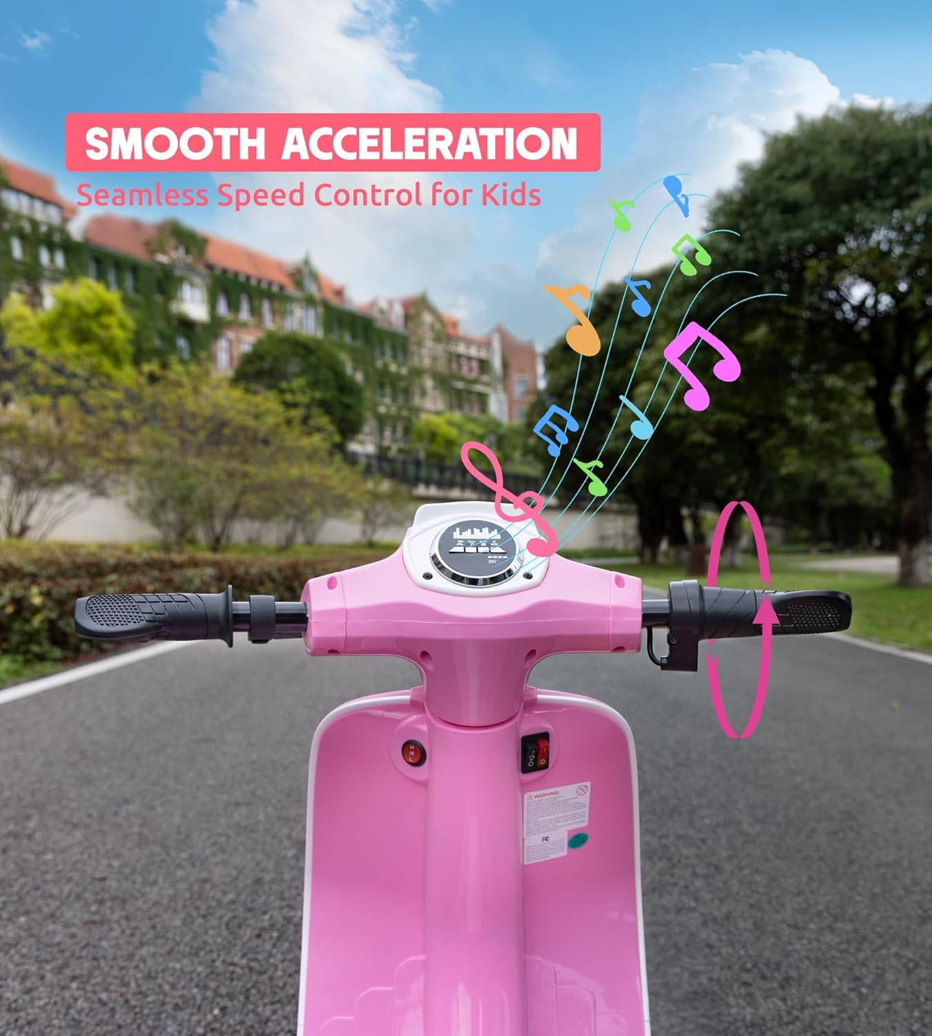 Pink Ride On Motorcycle for Girls Free Delivery