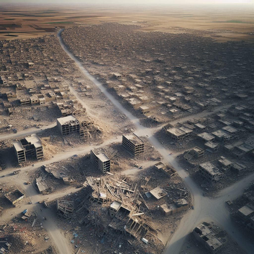 IN PICTURES | Aerial views of destruction in Iran and Gulf countries 2 1773087565