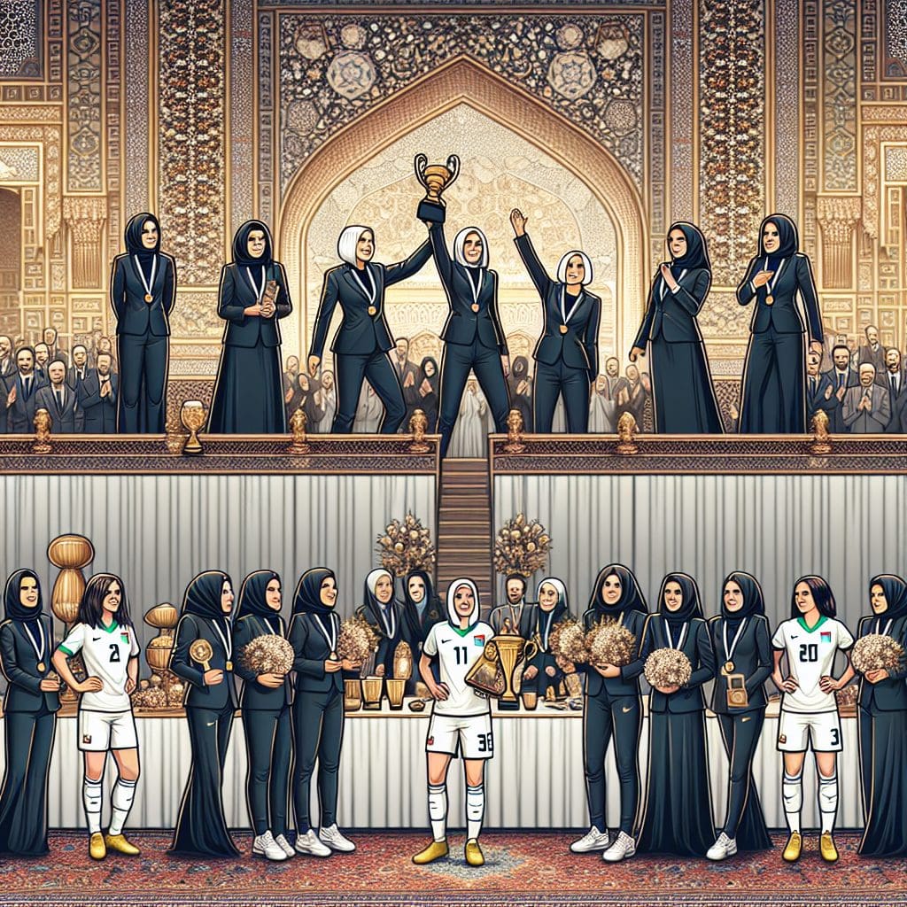 Iranian Women's Soccer Team Honored with Reception in Tehran 2 1774014885