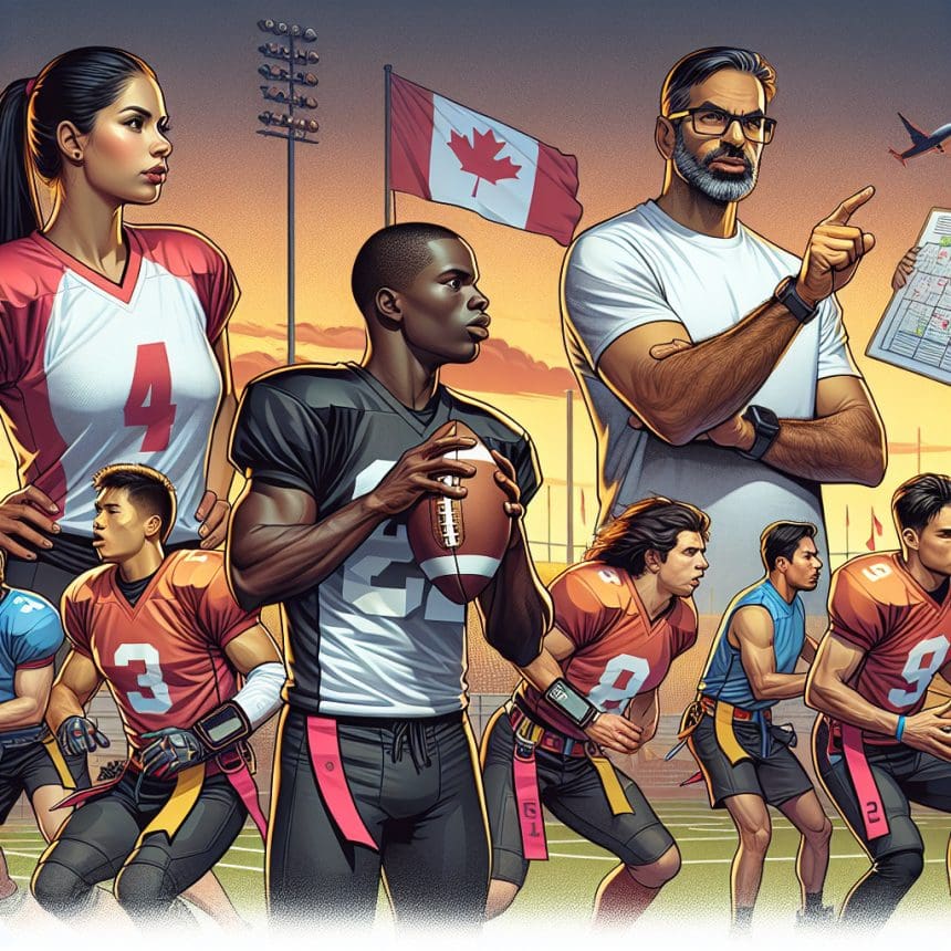 Canadian flag football teams preparing for the qualification round for LA 2028 1 1774018545