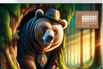 This bear emerged from hibernation in style, but a bit behind schedule. 8 1774280628