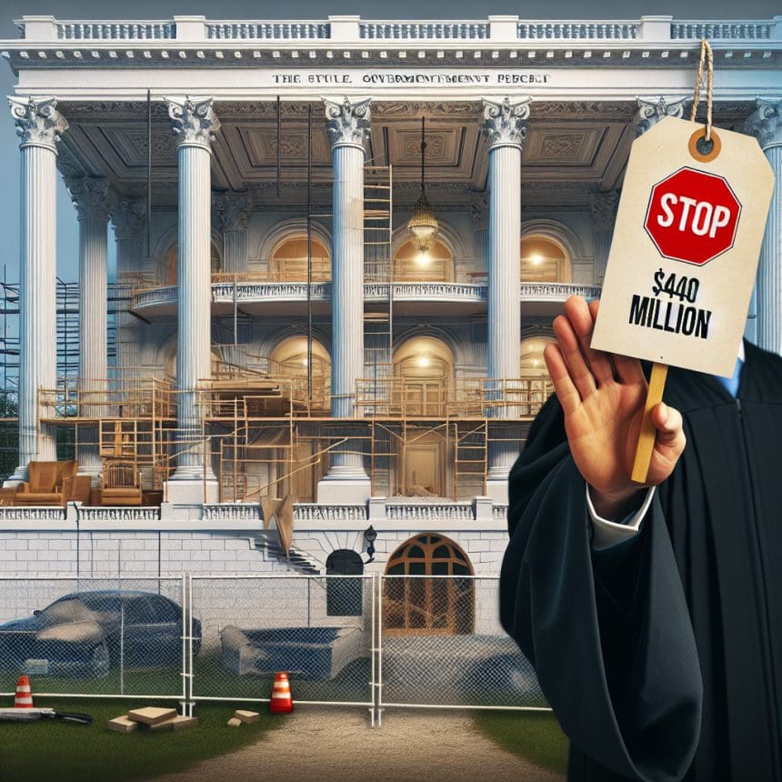 U.S. judge blocks the development of Trump's $400 million ballroom at the White House. 1 1774992248