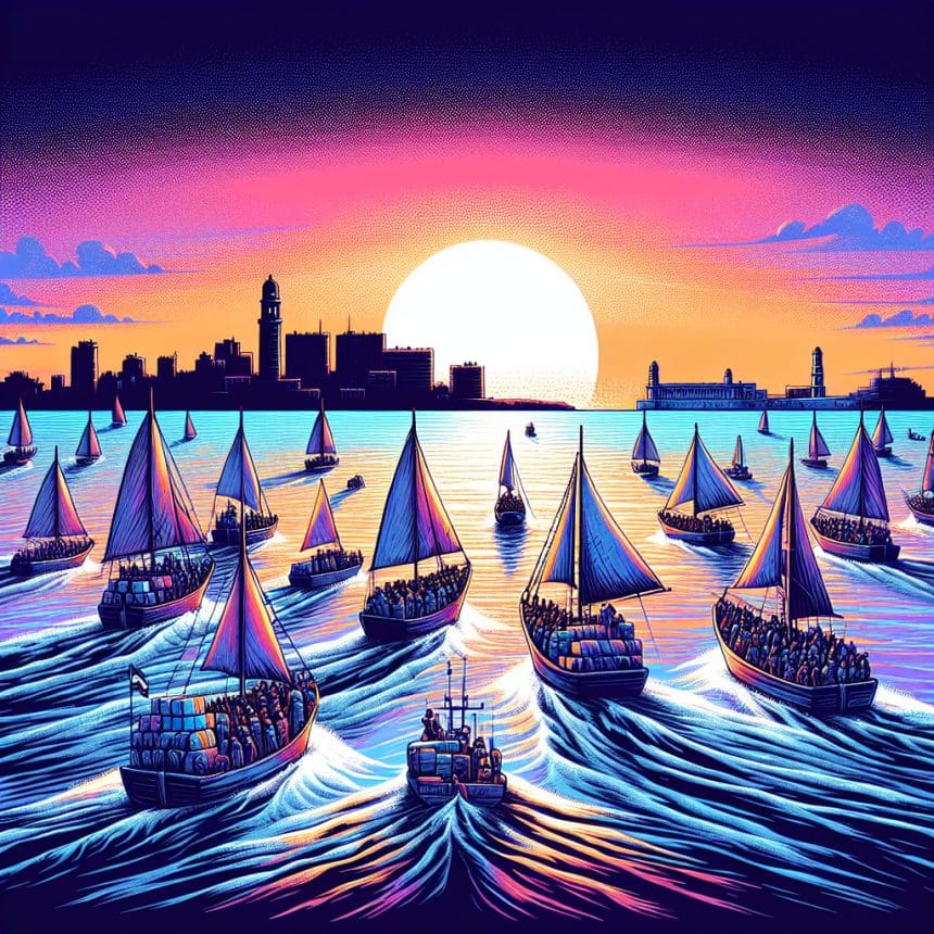 Lost aid-laden sailboats destined for Cuba successfully reach Havana. 1 1774995969