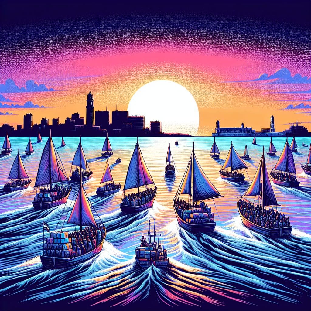 Lost aid-laden sailboats destined for Cuba successfully reach Havana. 3 1774995969